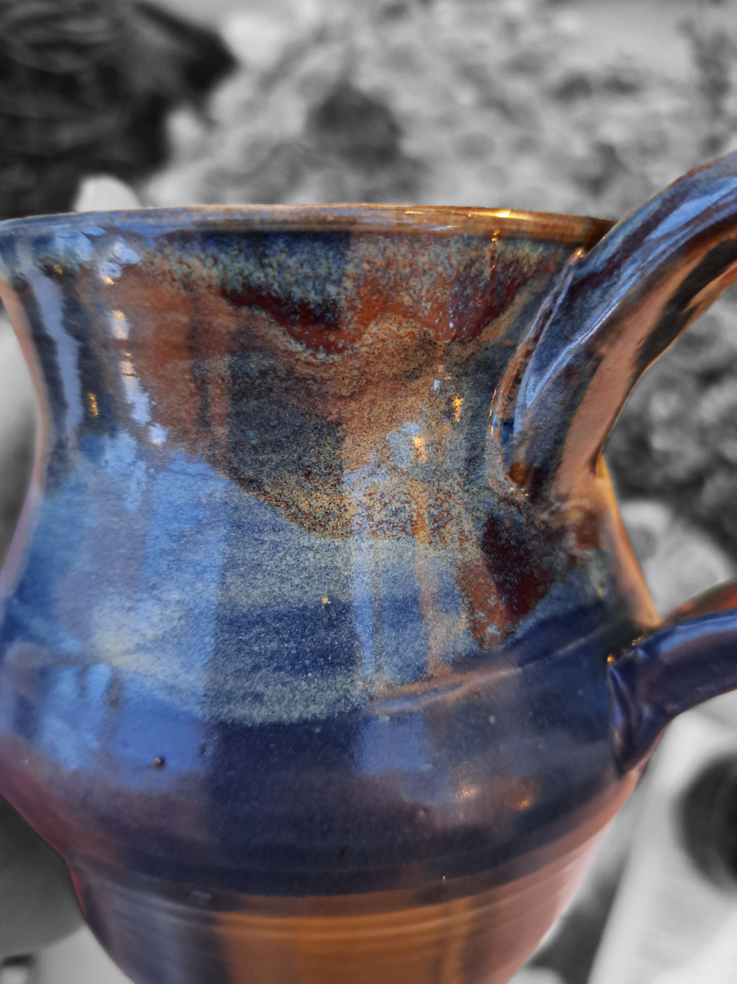 Beautiful glazed mug