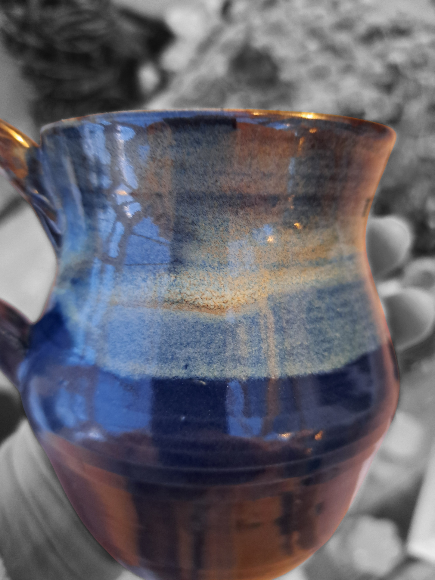 Beautiful glazed mug