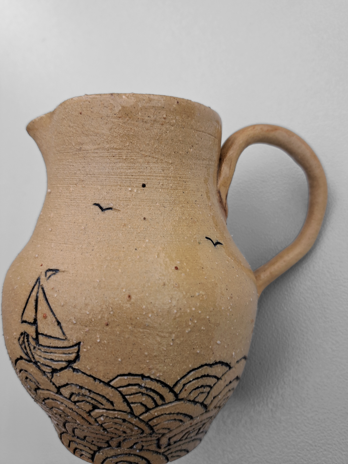 Nautical Small Stoneware Jug