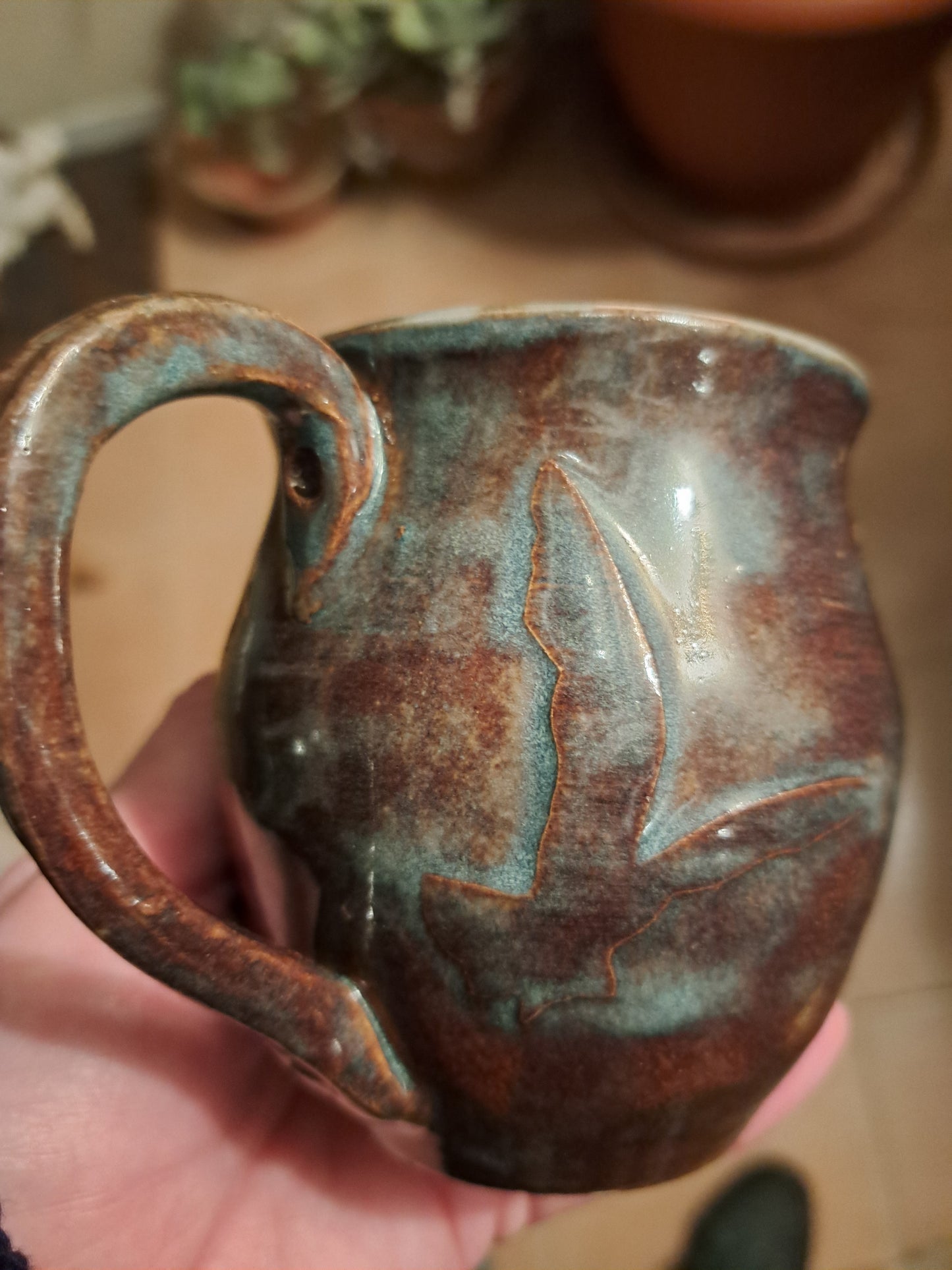 Rustic brown mug