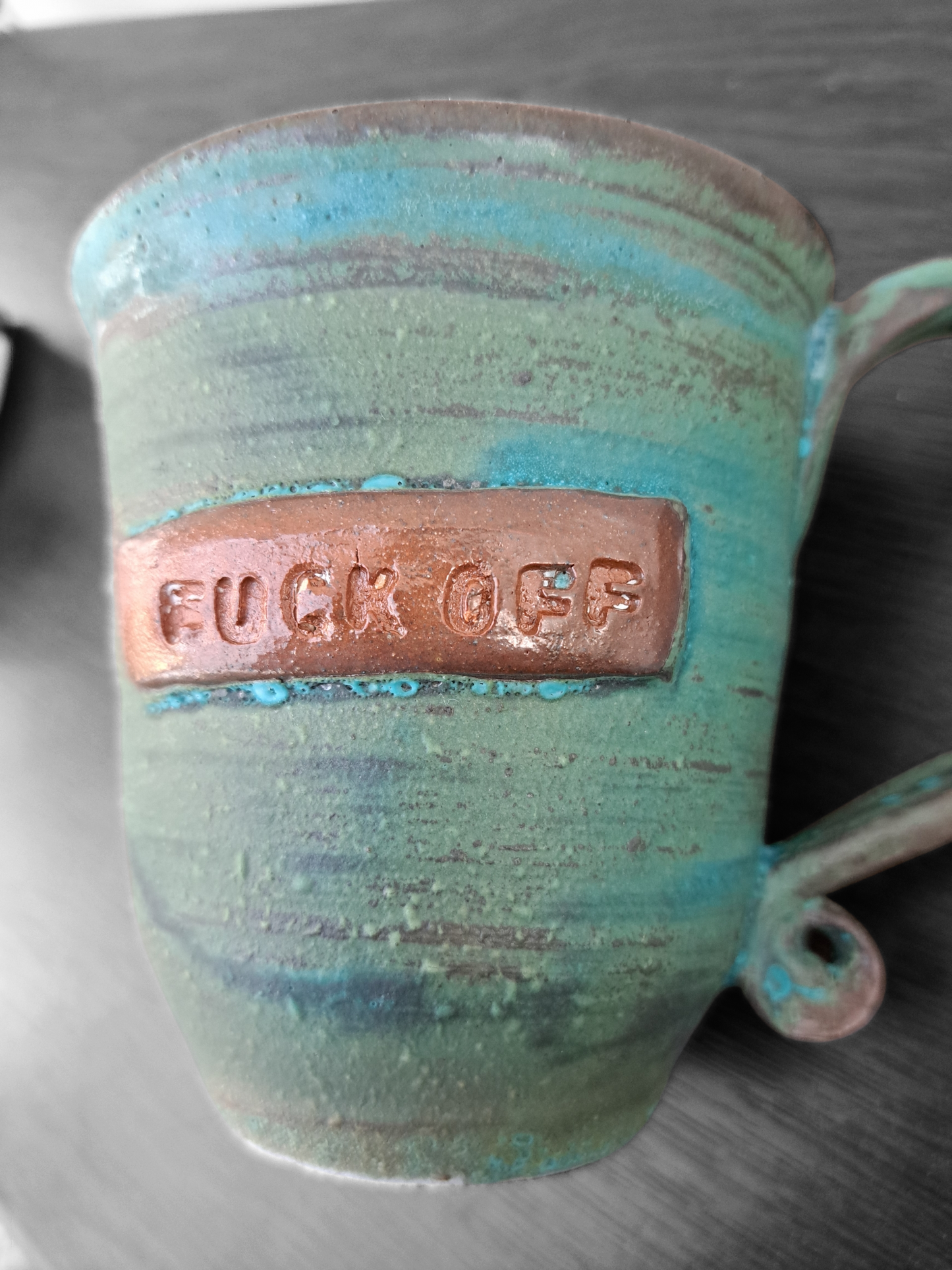 Sweary Rustic Mug