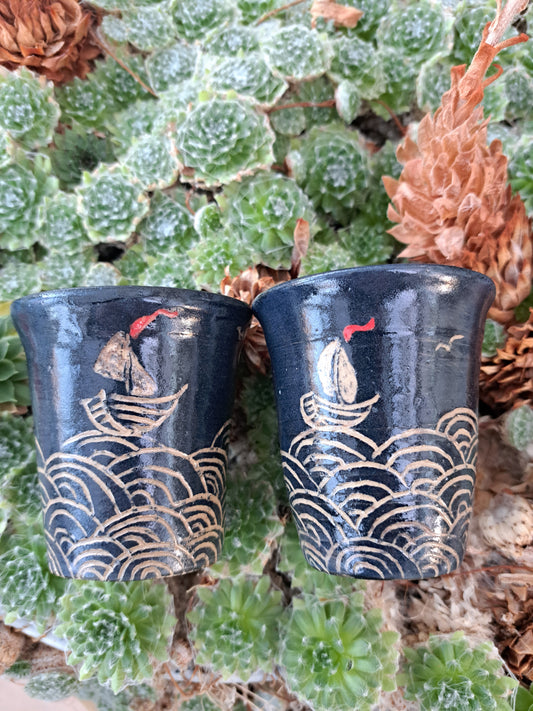 Pair of small coffee cups